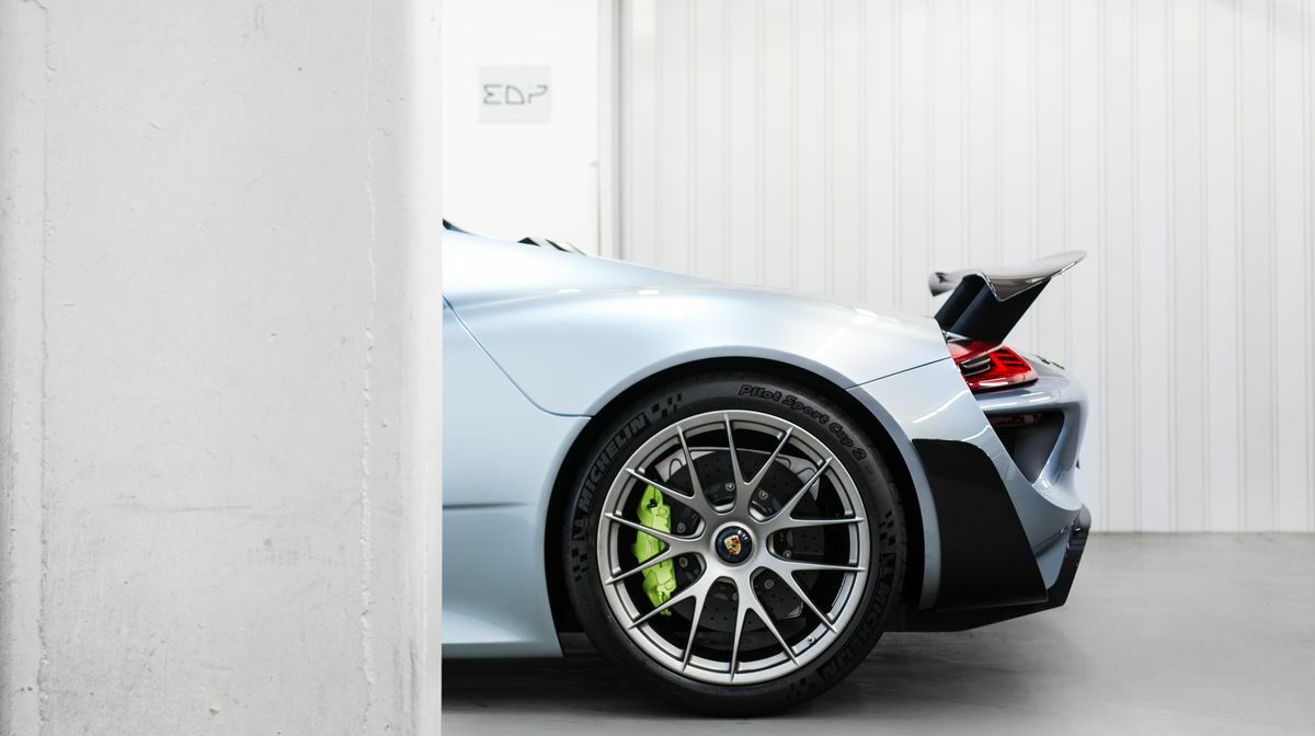 918 Spyder Liquid Metal Chrome Blue