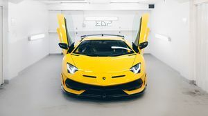 Aventador SVJ Giallo Orion