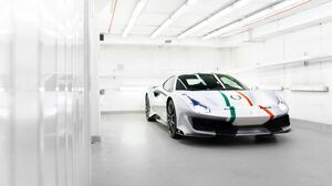 488 Pista Piloti Argento Nurburgring 