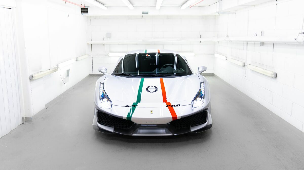 488 Pista Piloti Argento Nurburgring 