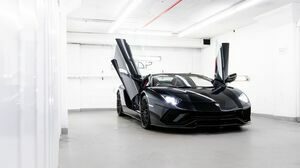 Aventador S Roadster Nero Pegaso