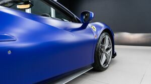 488 Pista Spider Blu Elettrico 