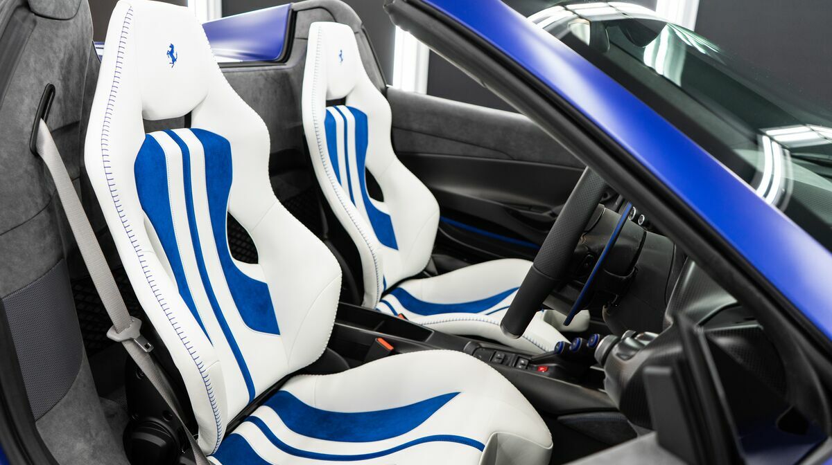 488 Pista Spider Blu Elettrico 