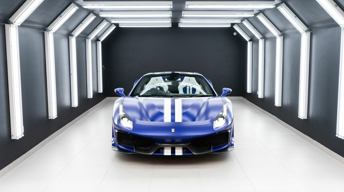 488 Pista Spider Blu Elettrico 