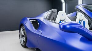 488 Pista Spider Blu Elettrico 