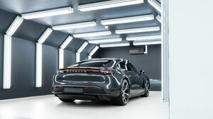 Taycan Turbo S Volcano Grey Metallic