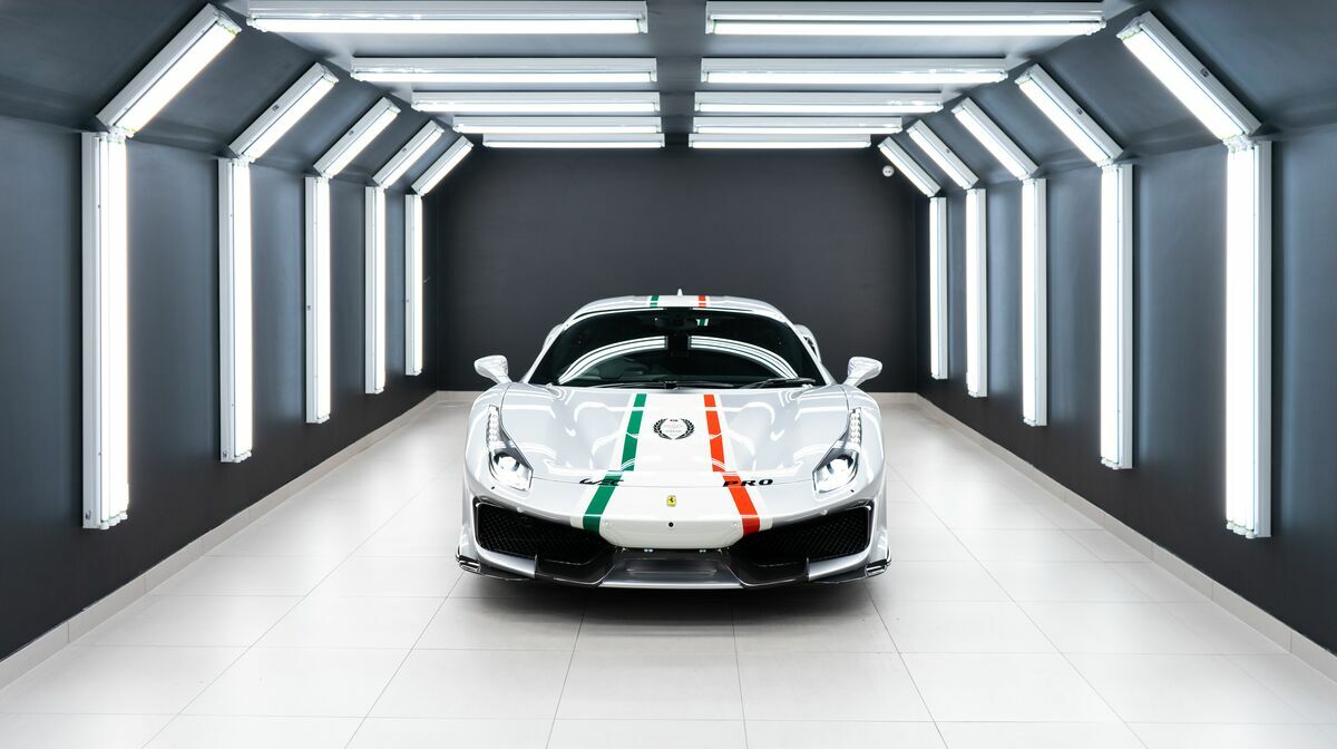 488 Pista Piloti Argento Nurburgring 