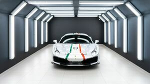 488 Pista Piloti Argento Nurburgring 