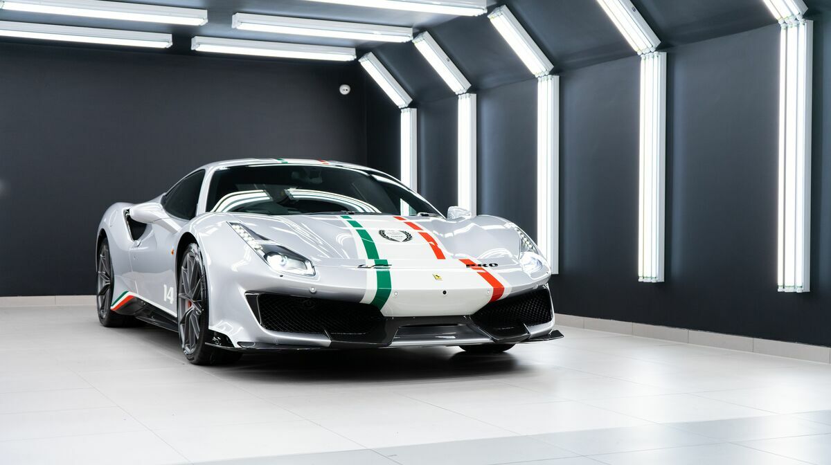 488 Pista Piloti Argento Nurburgring 