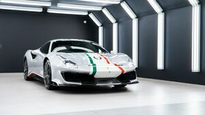 488 Pista Piloti Argento Nurburgring 