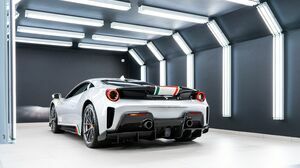 488 Pista Piloti Argento Nurburgring 