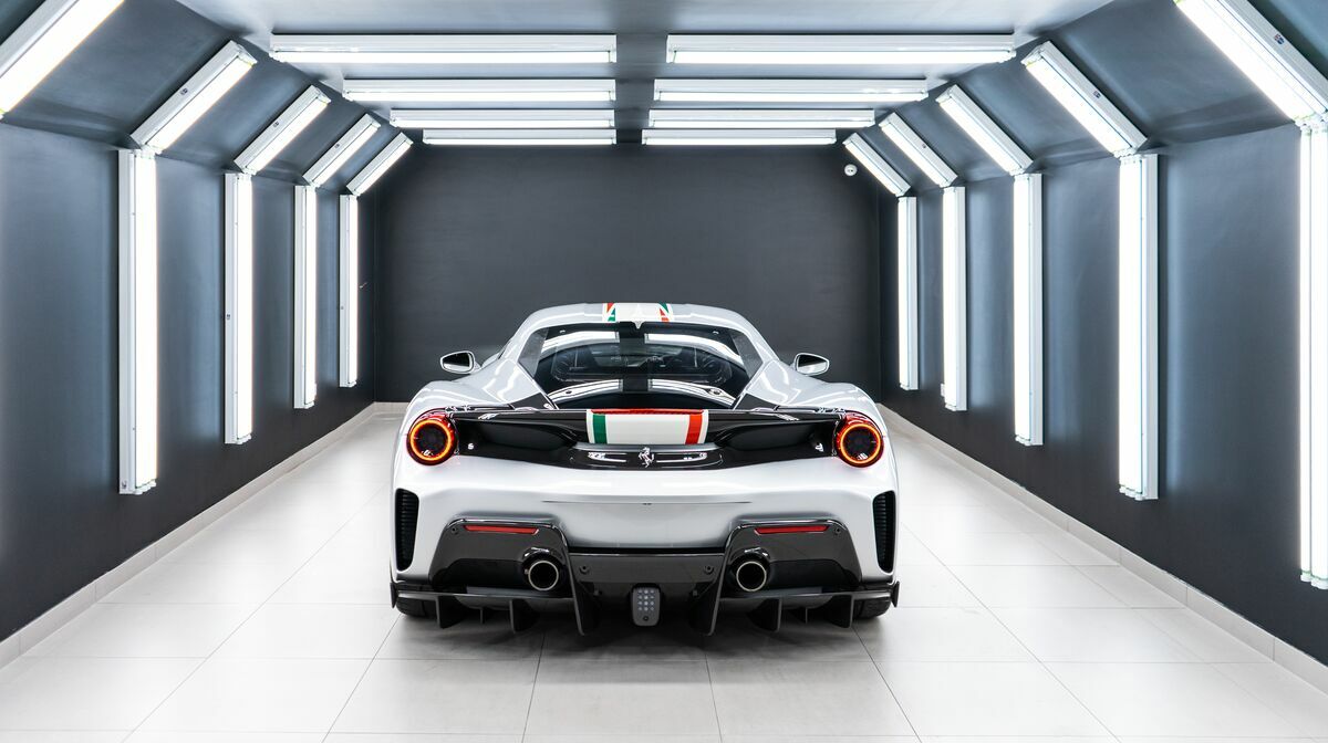 488 Pista Piloti Argento Nurburgring 