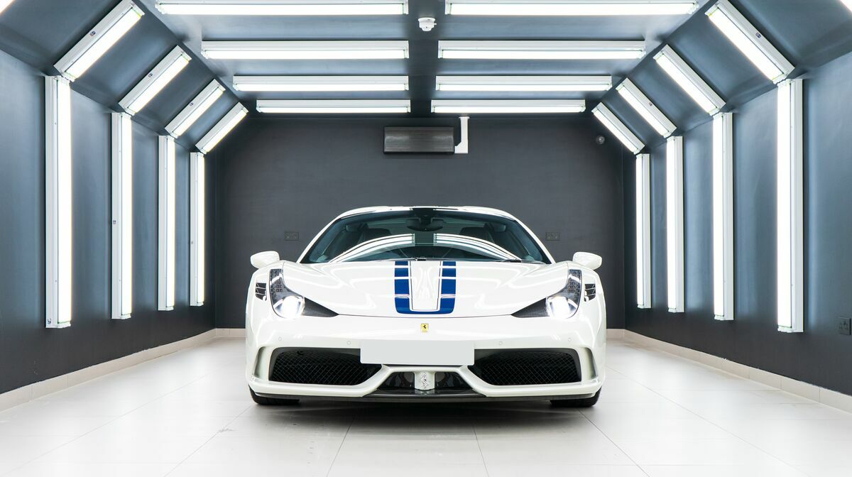 458 Speciale A Bianco Avus