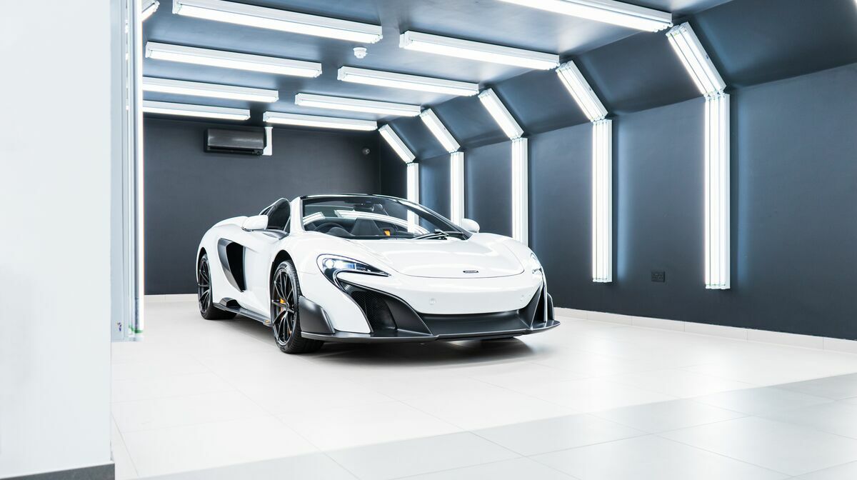 675LT Spider Silica White