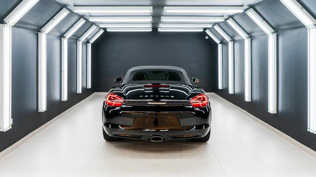 718 Boxster Spyder Black
