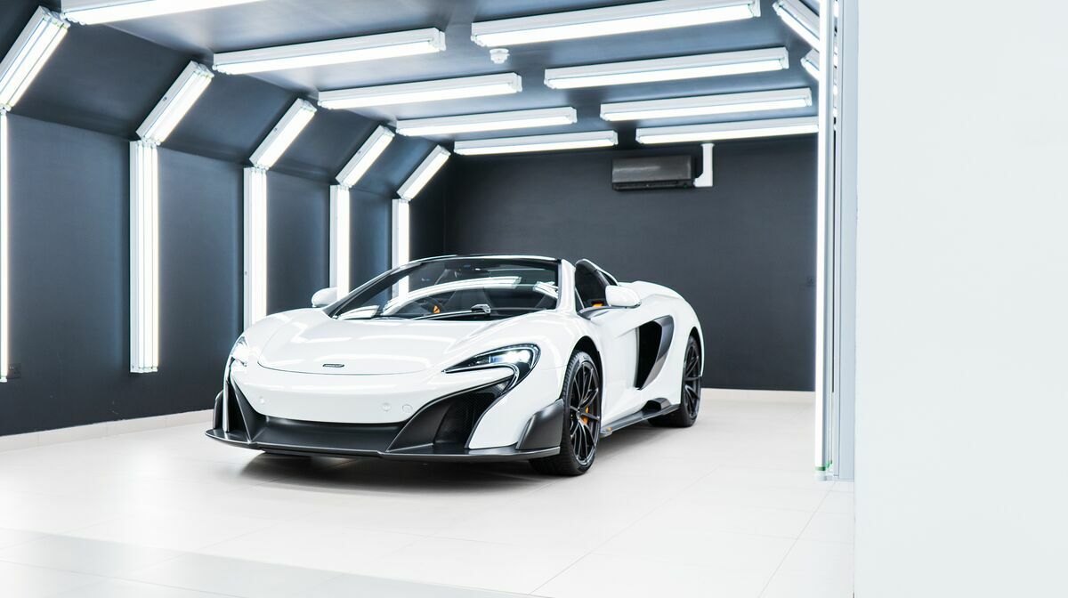 675LT Spider Silica White