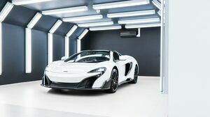 675LT Spider Silica White