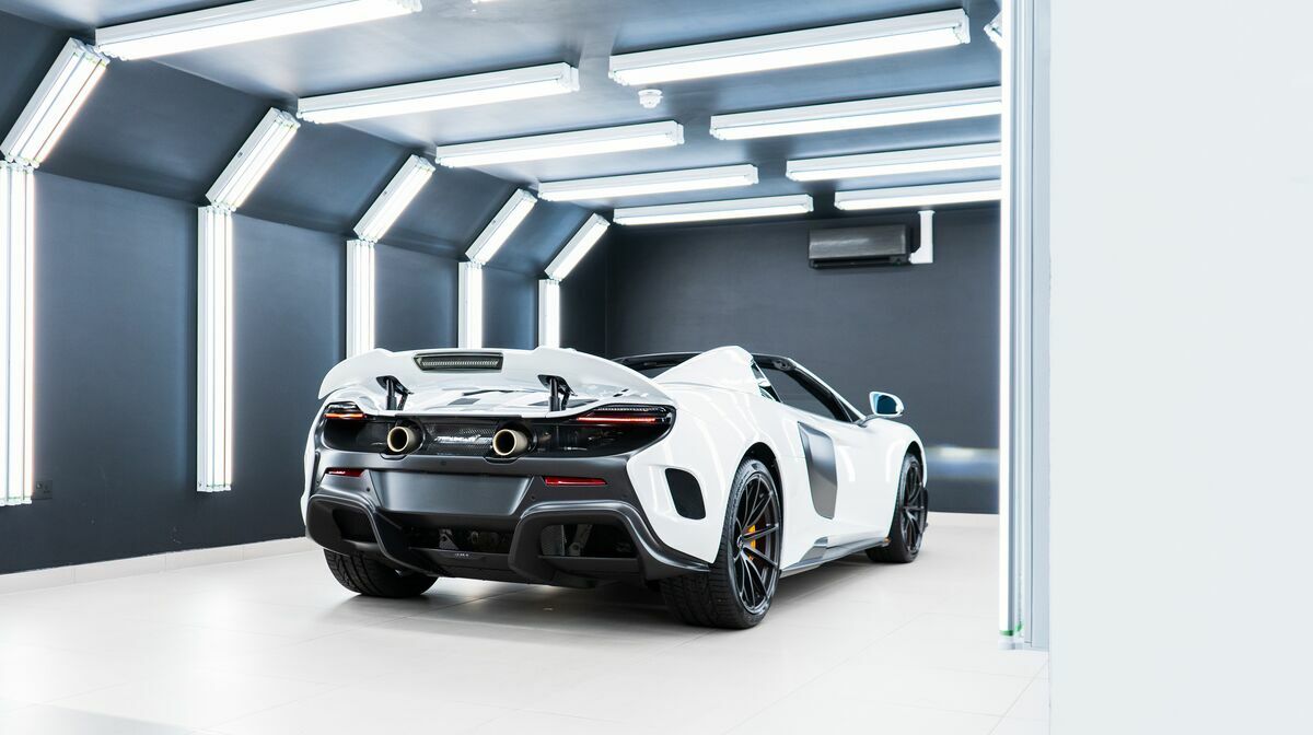 675LT Spider Silica White
