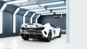 675LT Spider Silica White