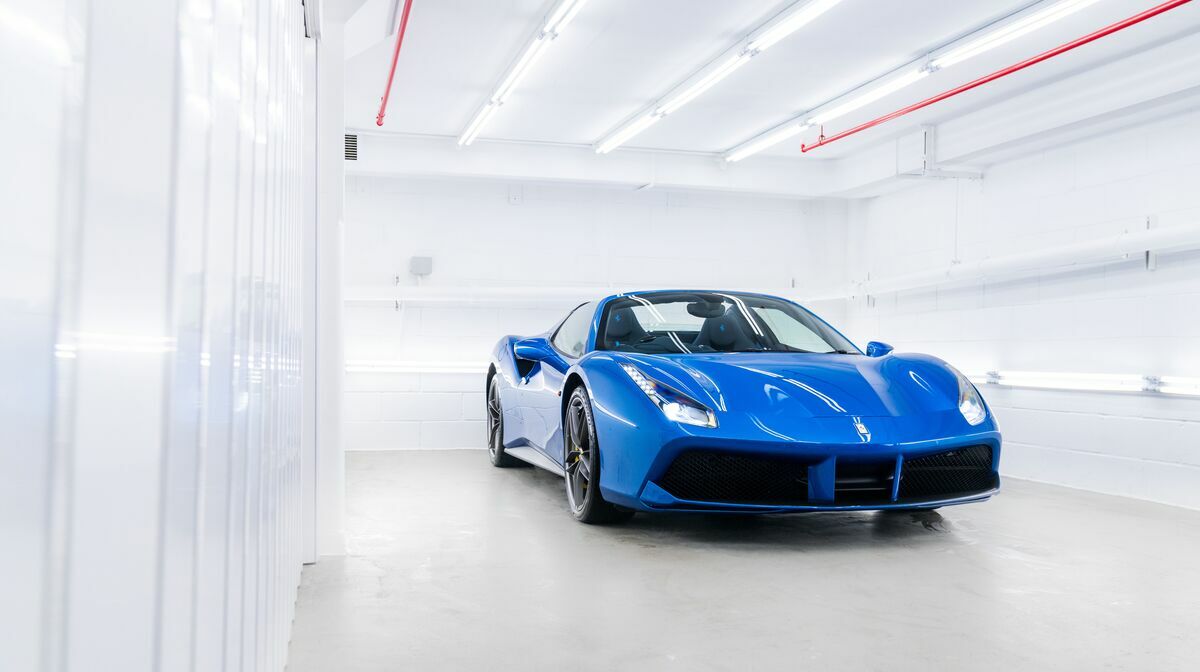 488 Spider Blu Corsa