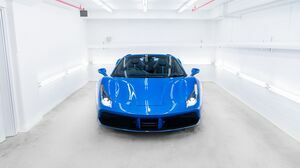 488 Spider Blu Corsa