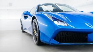 488 Spider Blu Corsa