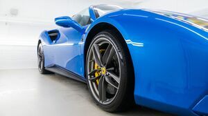 488 Spider Blu Corsa