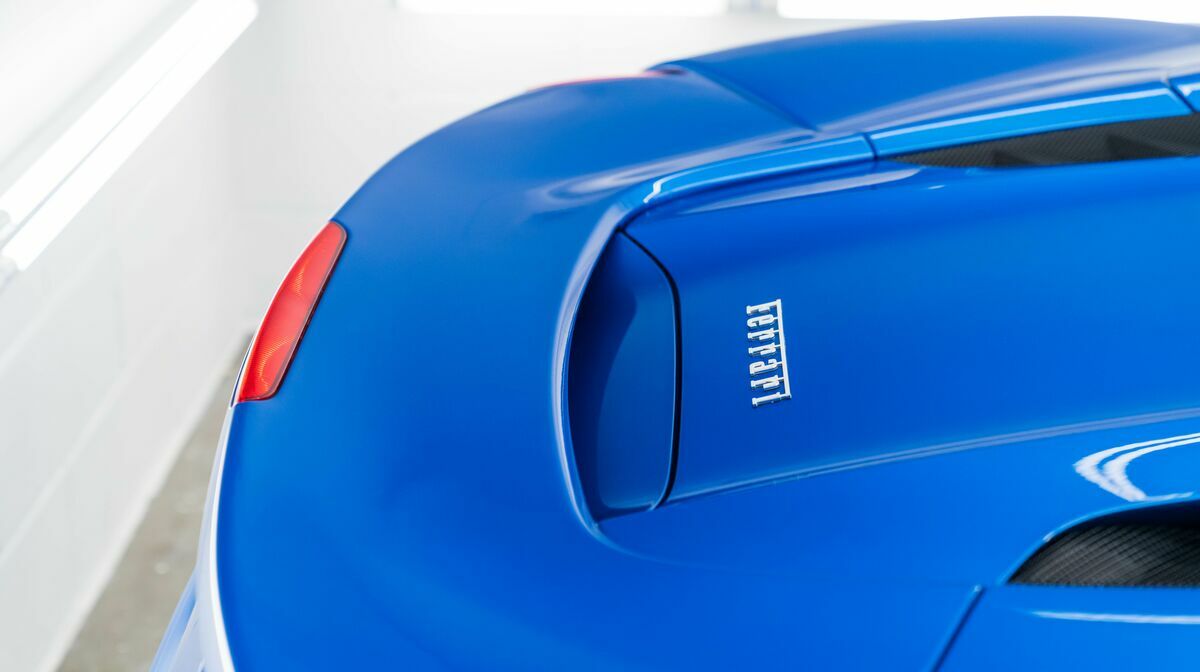 488 Spider Blu Corsa