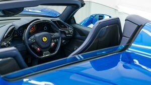 488 Spider Blu Corsa