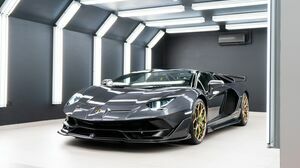 Aventador SVJ Roadster Grigio Estoque