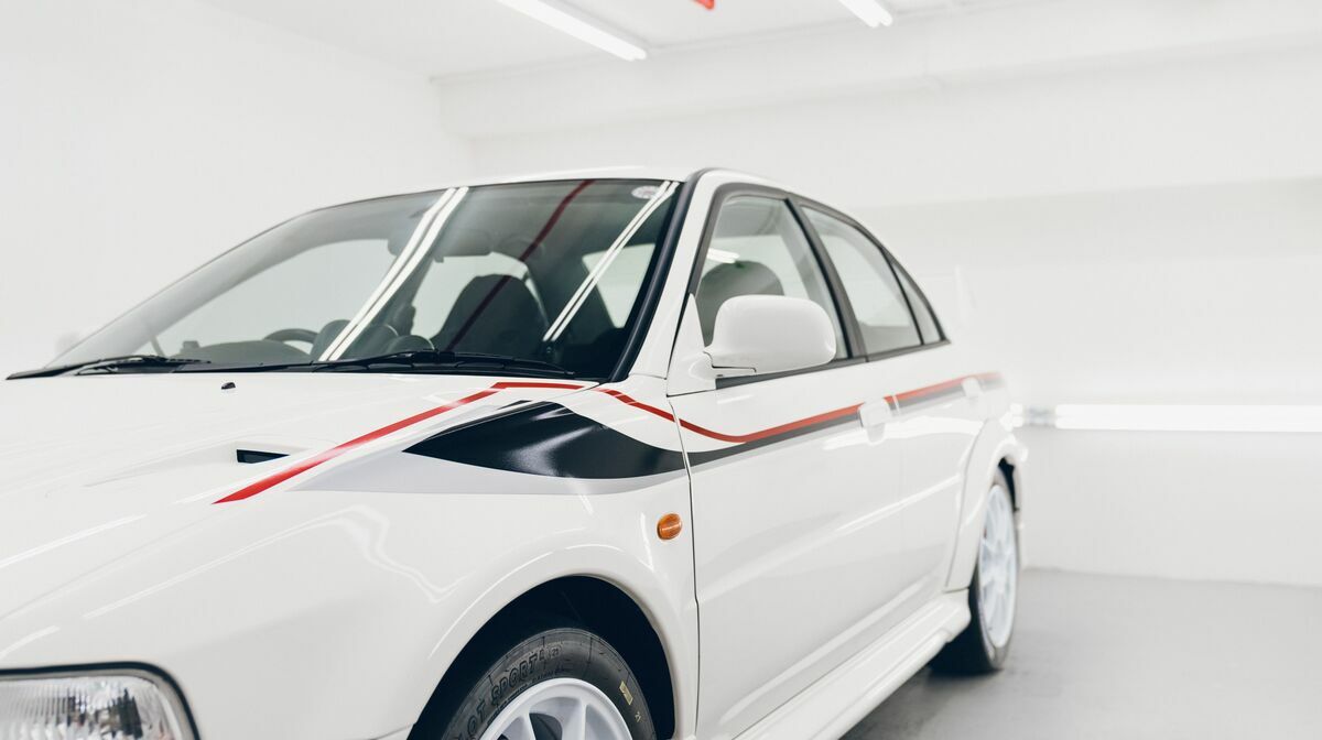 Lancer Evo VI TME Scotia White