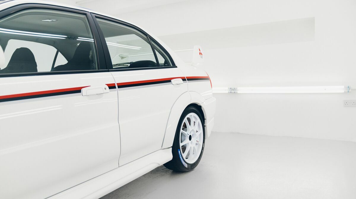 Lancer Evo VI TME Scotia White