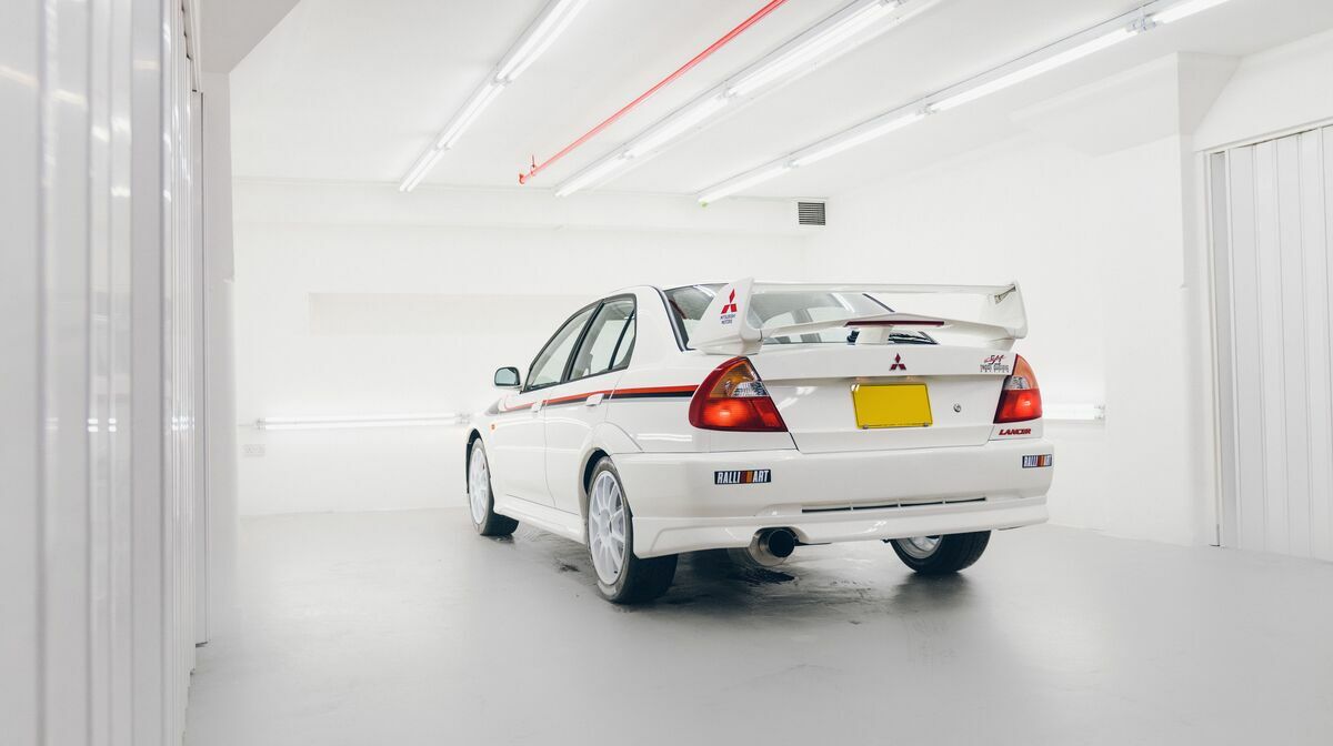 Lancer Evo VI TME Scotia White